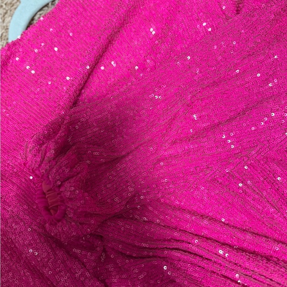 JAYGODFREY Fuchsia Sequin Robe - Picture 6 of 6